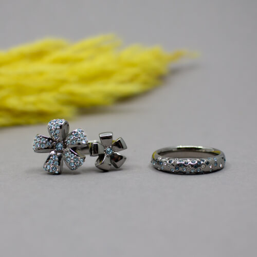 Pierre Lang anthrazitfarbenes Paar Ring