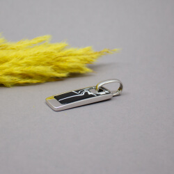 Pierre Lang eleganter Anhänger mit Emaille Bild 2 Pierre Lang emaillierter Anhaenger