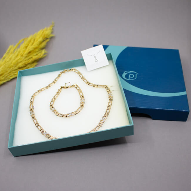 Pierre Lang gold-silber Kette+Armband