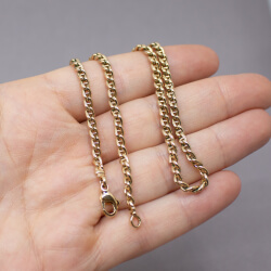 Pierre Lang goldene Ankerkette Groesse