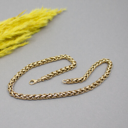 Pierre Lang goldene Koenigskette Detail