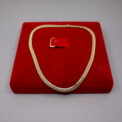 Pierre Lang goldene Panzerkette, inkl. Samt-Etui Bild 4 Pierre Lang goldene Panzerkette