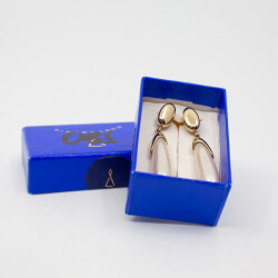 Pierre Lang Ohrringe mit langen 'Tropfenperlen' Bild 2 Pierre Lang Ohrringe Wachsperle