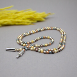 Pierre Lang exquisite Multicolor Perlenkette 70 cm Pierre Lang Perlenkette Silbern Detail