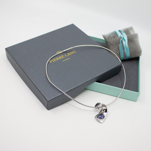 Pierre Lang - silberne Kette Anhaenger inkl. OVP, Detail