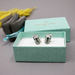 Silberne Ohrclips von Pierre Lang, inkl. OVP Bild 3 Pierre Lang silberne Ohrclips, Rückseite