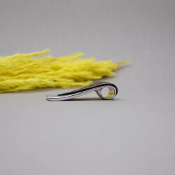 Pierre Lang großer Anhänger mit Blattmotiv Bild 2 Pierre Lang silberner Anhaenger 'Blatt' Seite