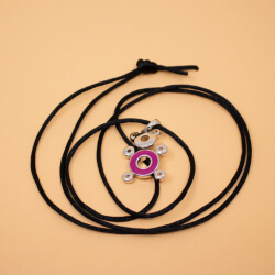 Pierre Lang aus Kreisen stilisierter Teddy Anhänger Pierre Lang silberner Anhanger 'Baerchen'