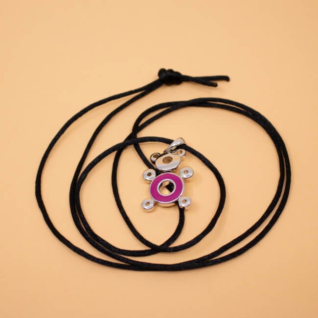 Pierre Lang aus Kreisen stilisierter Teddy Anhänger Bild 1 Pierre Lang silberner Anhanger 'Baerchen'