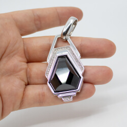 Pierre Lang - silberner grosser Anhaenger inkl OVP, Groesse