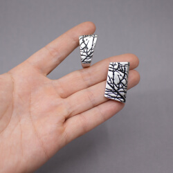 Pierre Lang silbernes Set Groesse