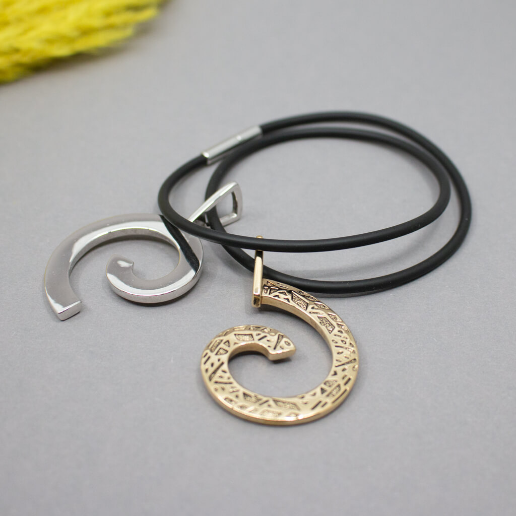 Pierre Lang WechselHalskette 'Spirale' Es Glitzert