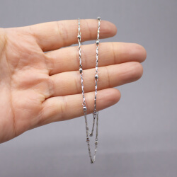 Platin Halskette 990er PT Gr&ouml;&szlig;e