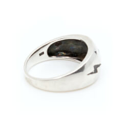 Ring 925 Silber Schriftzeichen Seite