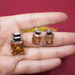Schmuckset Zirkonia Hand