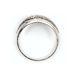 Silber Ring 925 einfaches Design Seite