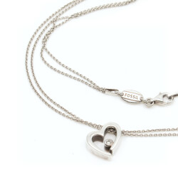 FOSSIL 925er Silber-Kette mit Herz und OVP Bild 3 Silberkette 925 Fossil Herz Front