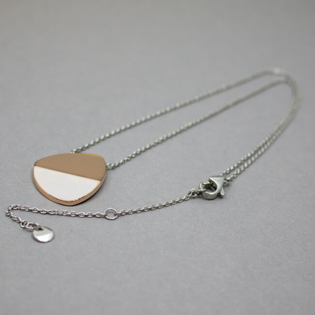 Skagen rosegold Kette, Detail