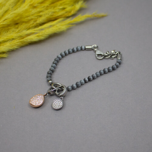 Skargen Armband mit 2 Charms Detail