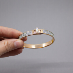Swarovski RoseGold Armband Detail