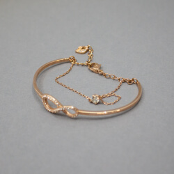 Swarovski rosegold Armreif, Detail