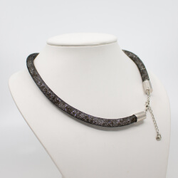 Swarovski Halskette Stardust schwarz