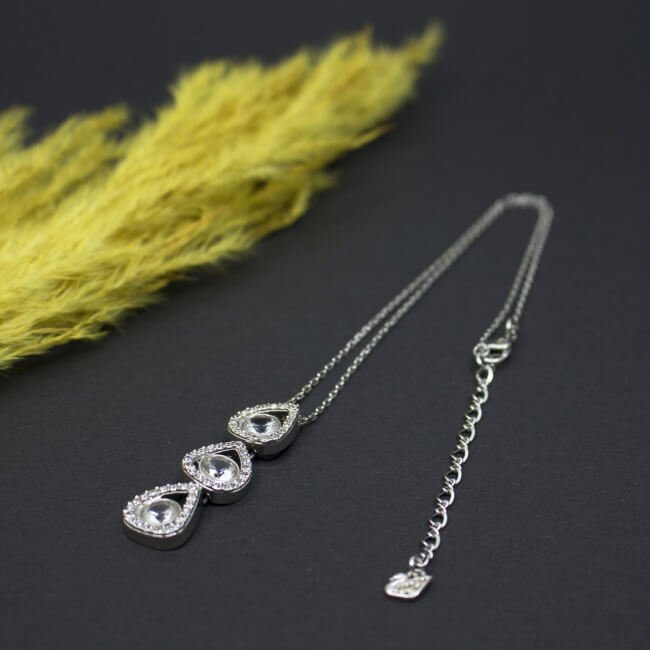 Swarovski silberne Kette