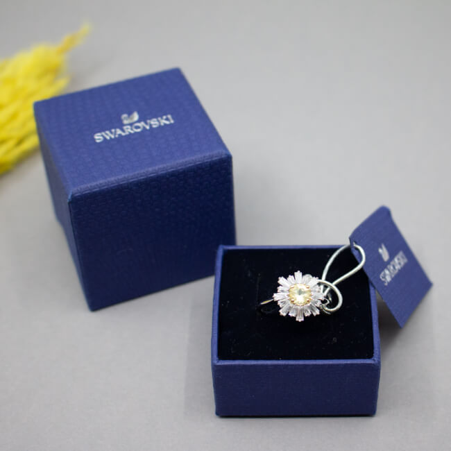 Swarovski Sunshine Ring, gelb Detail