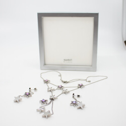 Swatch Bijoux JPV004-U Starissim Collier Ohrringe OVP, Detail