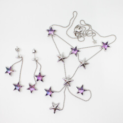 Swatch Bijoux JPV004-U Starissim Collier Ohrringe OVP, Draufsicht