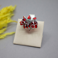 Swatch Ring 'LOVE EXPLOSION' rote Herzen Gr. 54 Swatch Ring 'LOVE EXPLOSION'