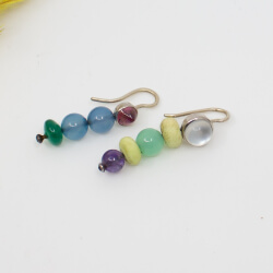 Ungleiches Paar 925er Designer Ohrringe - handarbei Bild 4 Ungleiches Paar 925er Designer Ohrringe - handarbeit