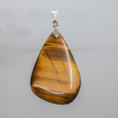 vintage 835 Tigerauge Anhänger, Detail