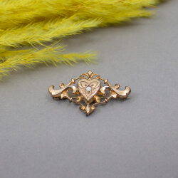 Vintage Art Deko Brosche Detail