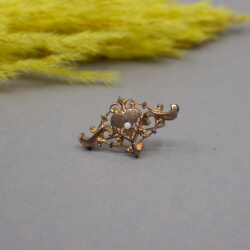 Vintage Art Deko Brosche Front