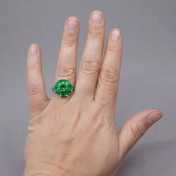 VONSSY weissglod beschichtet Set Ring