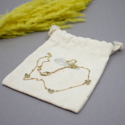 Fossil Kette 'Sutton' Edelstahl vergoldet Detail