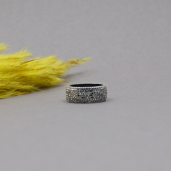 Edelstahl Glitzer Damenring von Fossil JF02150040 Bild 2 FOSSIL Steel Ring Glitzer