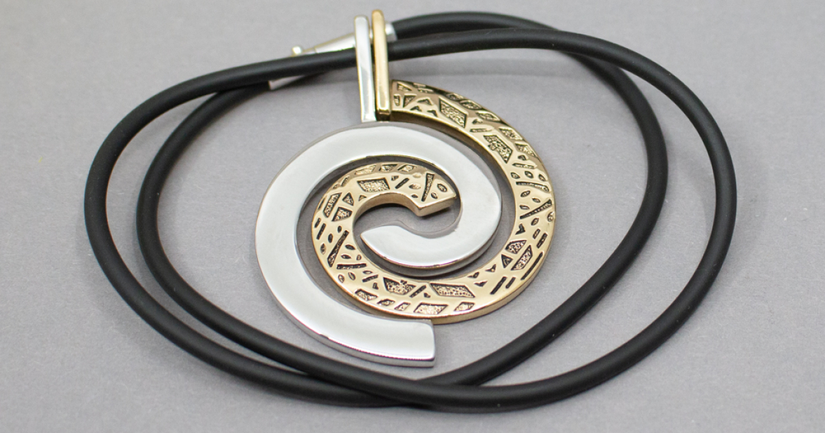 Pierre Lang WechselHalskette 'Spirale' Es Glitzert