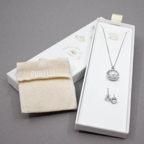 Purelei Kette & Ohrring 'Muschel'